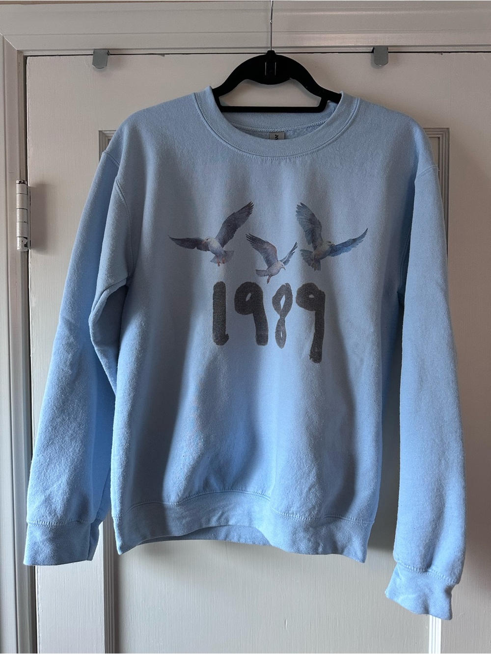 Taylor Swift Light Blue 1989 Concert Crewneck Sweatshirt